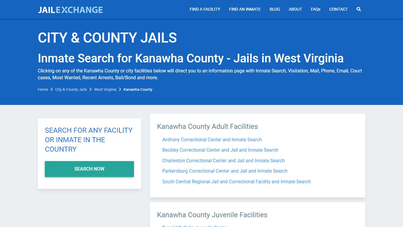 Kanawha County Jail Inmates | Arrests | Mugshots | WV